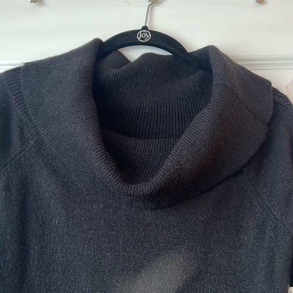 NWT Anthropologie black cowl neck sweater - Picture 4 of 4